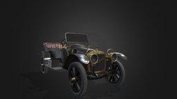 Russo-balt model K automobile, retro, old, auto, vehicle, car