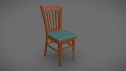 Wooden Chair (Vintage) vintage, furniture, furnishing, dining, homedecor, chair-furniture, dining-chair, chair, home, vintage-furniture