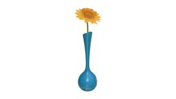 Gerbera in vase flower, orange, garden, flowers, single, yellow, nature, bouquet, petal, chrysanthemum, gerbera, daisies