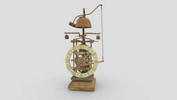 Ardavin´s Medieval Clock. Model Completorium clock, heritage, realitycapture, art