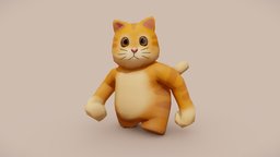 Cute Cat body, cat, toon, cute, little, baby, orange, toy, kitty, pet, mascot, doll, rig, feline, vr, friends, quirky, fur, ear, fluffy, kitten, furry, meow, game-asset, vrchat, rigged_model, rigged-character, vrchat_avatar, substancepainter, character, cartoon, game, blender, lowpoly, model, mobile, animal, animation, stylized, "monster", "rigged", "gameready"