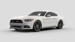 Ford Mustang GT 2015 AR/VR, LowPoly 3D Model wheel, truck, transport, urban, automotive, vr, ar, auto, racing-car, motor-vehicle, unity3d, vehicle, lowpoly, gameasset, car, gameready, motor-car, city-props