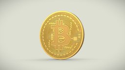 Bitcoin coin, bitcoin, token, currency, asset