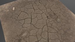 Cracked mud dirt land, bowl, 3d-scan, desert, mud, medieval, ground, earth, global, rough, dust, dirt, cracked, 3d-scanning, dry, cracks, warming, arid, soil, barren, crack, clad, medievalfantasyassets, errosion, photoscan, photogrammetry, scan, gameasset, material