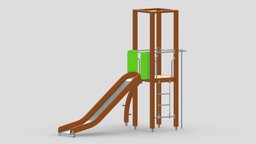 Lappset Activity Tower 07 tower, frame, bench, set, children, child, gym, out, indoor, slide, equipment, collection, play, site, vr, park, ar, exercise, mushrooms, outdoor, climber, playground, training, rubber, activity, carousel, beam, balance, game, 3d, door