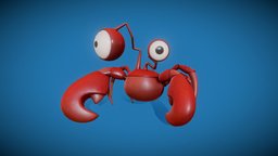 Crab blender3d, animation