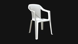 Plastic chair 1 furniture, outdoor, patio, substancepainter, substance, chair, plastic