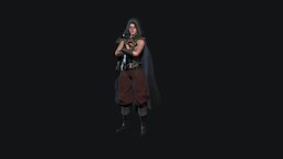 Assassin_05 games, assassin, cloth, unreal, realtime, physics, morph, fbx, creator, allegorithmic, iclone, reallusion, cc-character, animatedcharacter, substance, painter, character, unity, game, 3d, pbr, design, zbrush, animation, animated, clothing, rigged, accurig