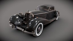 [GameReady] 1930s Vintage Cabriolet Vehicle police, automobile, historic, leather, hill, vintage, german, unreal, memory, hero, historical, worn, russian, england, silent, 4k, resident, benz, realistic, old, nazi, mercedes, real, english, marmoset, realism, eevee, 8k, memories, cabriolet, 1930, unity, asset, game, blender, vehicle, pbr, car, cycles, "history", "gameready", "evil"