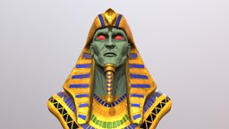 Osiris_Egyptian God zbrush-sculpt, substancepainter, maya, photoshop, zbrush