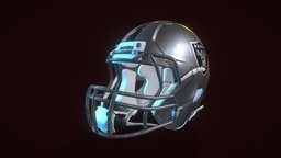 NFL Football Helmet football, bowl, nfl, railway, american, sunday, blender-3d, monday, riddell, gridiron, super