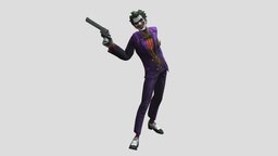 Joker (Textured) (Rigged) marvel, joker, dccomics, rigged-character, character, 3dmodel