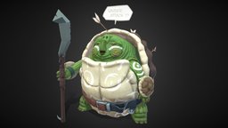 Turtle Character Animated turtle, tortoise, character