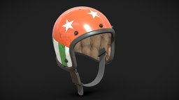 Stunt Helmet green, epic, realistic, star, stunt, stripe, fornite, game, helmet, stripers