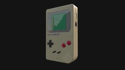 Game Boy Original pokemon, boy, console, nintendo, electronics, original, 90s, substancegameboy, substancepainter, game