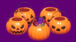 HALLOWEEN CANDY BASKETS basket, candy, october, candies, halloween, spooky