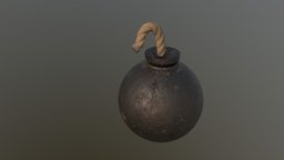 Round Bomb grenade, weapon, gameasset, noai