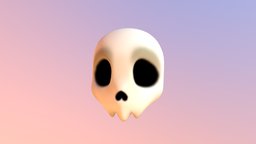 *R!* Skull Head (unrigged mesh) skeleton, cute, secondlife, toony, head, 2015, skull, monster, halloween