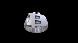 Bitcoin ring jewelry, bitcoin, crypto, fingerring, ring, crypto-logo