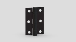 Matt Black Hinge modern, plate, element, key, lock, module, classic, handle, metal, minimalist, fittings, locking, knob, levers, design, house, wood, plastic, interior, door