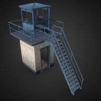 Tower tower, misc, outpost, architecture, game, structure, building, construction