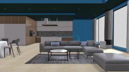 Livingroom interior sofa, indoor, furniture, morden, chair, house, home, cinema4d