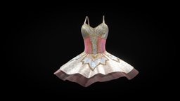 Female Ballerina Costume women, top, skirt, pink, woman, ballerina, costume, female