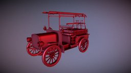 1920s Style Firetruck vintage, firefighter, 20th-century
