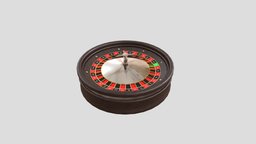 Roulette Wheel wheel, assets, prop, table, casino, props, gambling, roulette, poker, assets-game, roulettewheel, pokertable, low-poly, asset, lowpoly, casino-game-assets, roulette-table, roulette-wheel
