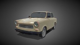 Trabant601(fbx) soviet, vintage, retro, classic, trabant, russian, oldschool, eastern, old, europe, 601, vehicle, car, easteurope