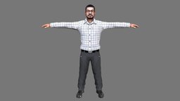 INDIAN MALE LOPOLY CHARACTER IN SHIRT PANT 1 indian, charactermodel, malecharacter, low-poly-model, male-human, rigged_model, rigged-character, character, lowpoly, man, mancharacter, indianmodel, indianman, indianmale