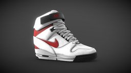 Nike Revolution Sky High style, leather, high, textures, fashion, wedge, production, obj, shoes, 4k, fbx, heels, womens, ue4, character, game, pbr, lowpoly, clothing