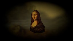 Mona Liza leonardo, sculpting, mona, lisa, da-vinci, blender