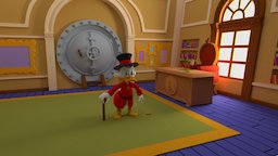 Scrooge McDuck cartoonchallenge2017, blender, cycles