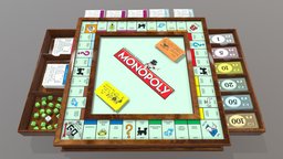 Classic Monopoly V2 money, boardgame, family, bill, cards, bills, monopoly, animated, juegodemesa, monopolio