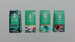 Coffee Packaging packaging, pack, starbucks, cofee, packages, packaging3d
