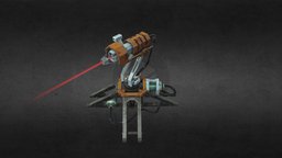 Laser Turret turret, lasergun, factorio, laser, turret-weapon