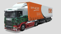 Scania truck Stobart Group livery truck, group, delivery, scania, stobart