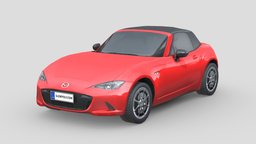 Mazda MX5 2014 vehicles, cars, sedan, speed, compact, mazda, 2014, coupe, jdm, mazdamx5, low-poly, vehicle, lowpoly, low, poly, racing, car, race, jdmcars, mazda-mx5