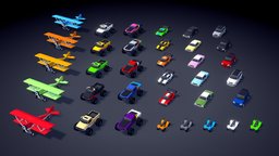 March 2022: ARCADE Ultimate Pack vehicles, cars, pack, planes, city