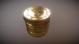 Coin Stack coins, harry, potter, gringotts, fantasy, magic, gold