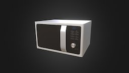 Microwave visualization, unreal, production, microwave, furniture, props, unity, asset