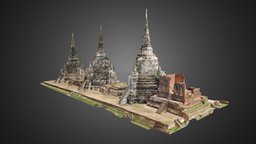 Wat Phra Si Sanphet thailand, unesco, ayutthaya, fineartsdepartment