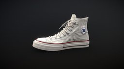 Converse Chuck Taylor All Star style, taylor, textures, fashion, chuck, production, obj, shoes, 4k, fbx, 70s, womens, converse, ue4, character, game, pbr, lowpoly, clothing