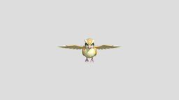 Pidgey pokemon, kanto, flying-type, normal-type