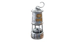 Vintage Miners Lantern-Freepoly.org substancepainter, substance