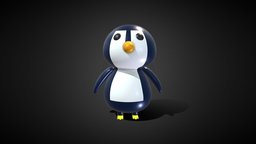 Cartoon Penguin penguin, pingu, penguins, lowpolymodel, pinguin, cartoon, lowpoly