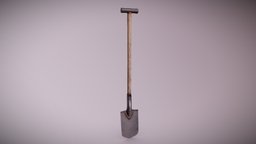 CON tools, unreal, metal, shovel, game-ready, unreal-engine, ue4, digging, dekogon, game-ready-asset, pbr, construction, metal-shovel