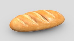 Supermarket Bread 02 Low Poly PBR Realistic drink, food, stand, shelf, rack, unreal, generic, item, store, display, market, ready, baked, vr, ar, beverage, supermarket, snack, retail, bread, metal, realistic, engine, loaf, bakery, shelves, baguette, mall, grocery, wheat, crusty, unity, asset, game, 3d, pbr, low, poly, mobile, "wood", "shop"