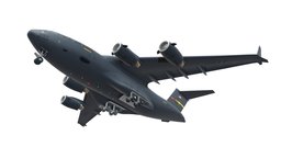 C-17 Globemaster 3D Model vray, us, usaf, airplane, transport, raf, aircraft, cargo, airforce, 3d-model, 3d-models, raaf, c130, airlift, air-force, cargoplane, c-17, c17, globemaster, military, air